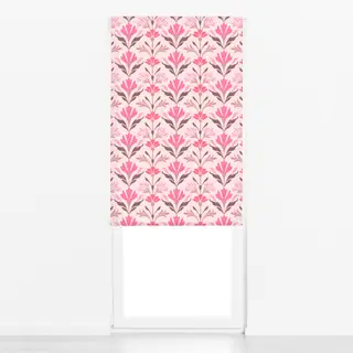 Raffrollo Art Deco Meets Scandi Pink