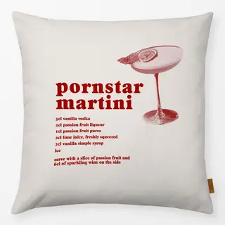 Kissen Cocktail Pornstar Martini