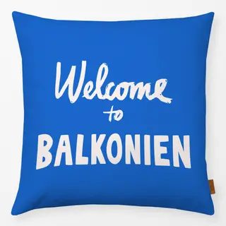 Kissen Balkonien Wendekissen Blau
