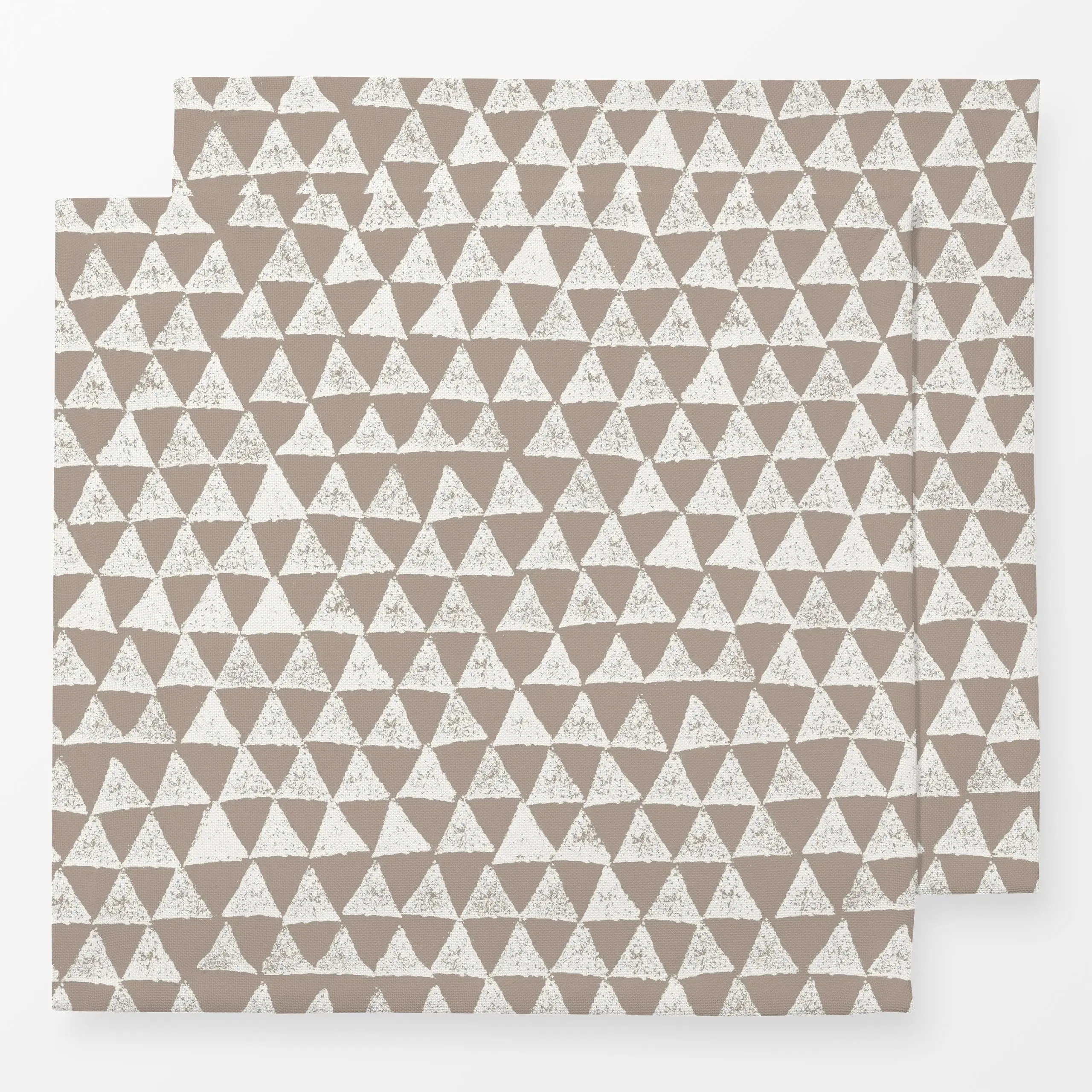 Servietten Dreiecke mit Textur - Symbole & Muster - von „Kathrin Löffler"; Textur, Kissen, schlicht, soft, cottage