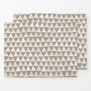 Tischset Dreiecke mit Textur