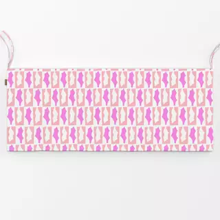 Bankauflage Mistletoe Leaf pink