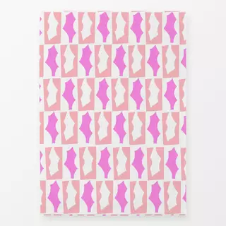 Geschirrtücher Mistletoe Leaf pink
