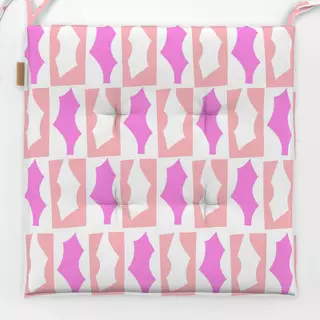 Sitzkissen Mistletoe Leaf pink