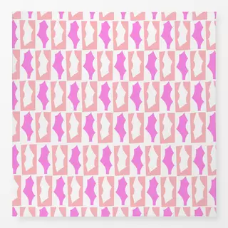 Tischdecke Mistletoe Leaf pink