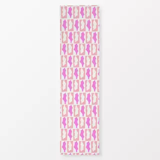 Tischläufer Mistletoe Leaf pink