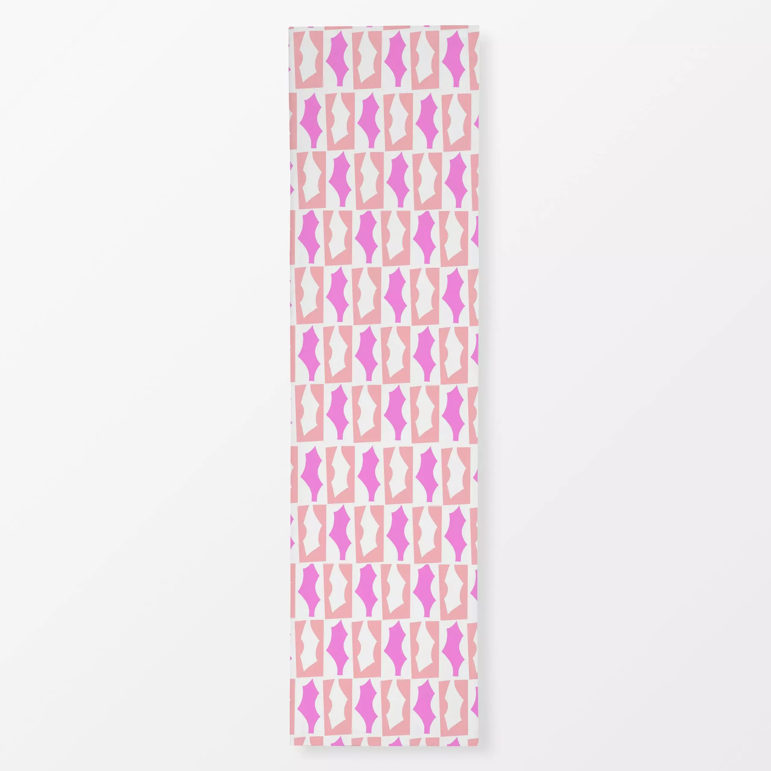 Tischläufer Mistletoe Leaf pink - Symbole & Muster - von „Lisa Jasmin Bauer"; weihnachtsgeschenk, bold, bright