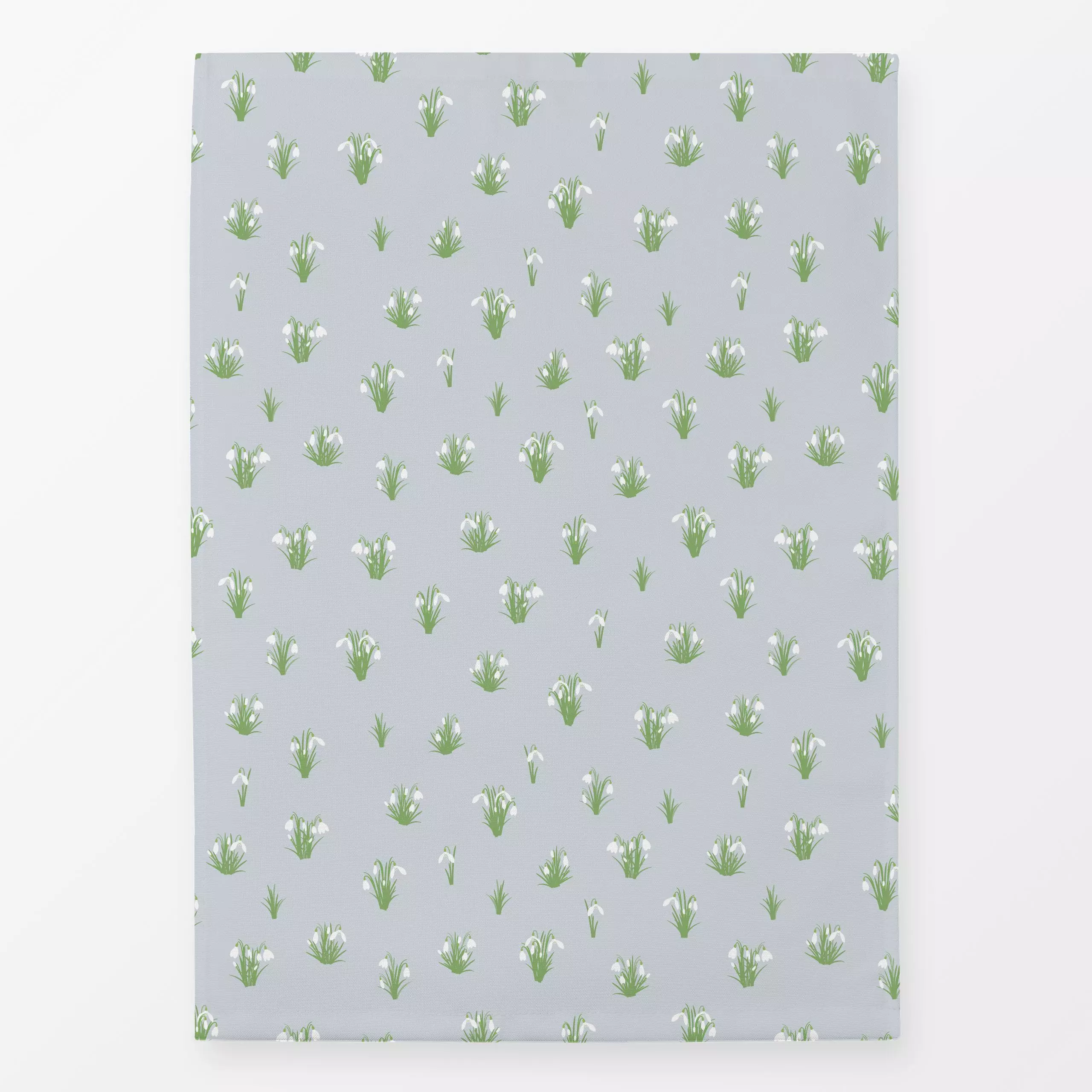 Geschirrtücher Schneeglöckchen pastell - Blumen & Florales, Frühling, Winter - von „Linava"; Blumen, Pflanzen, Schneeglöckch...