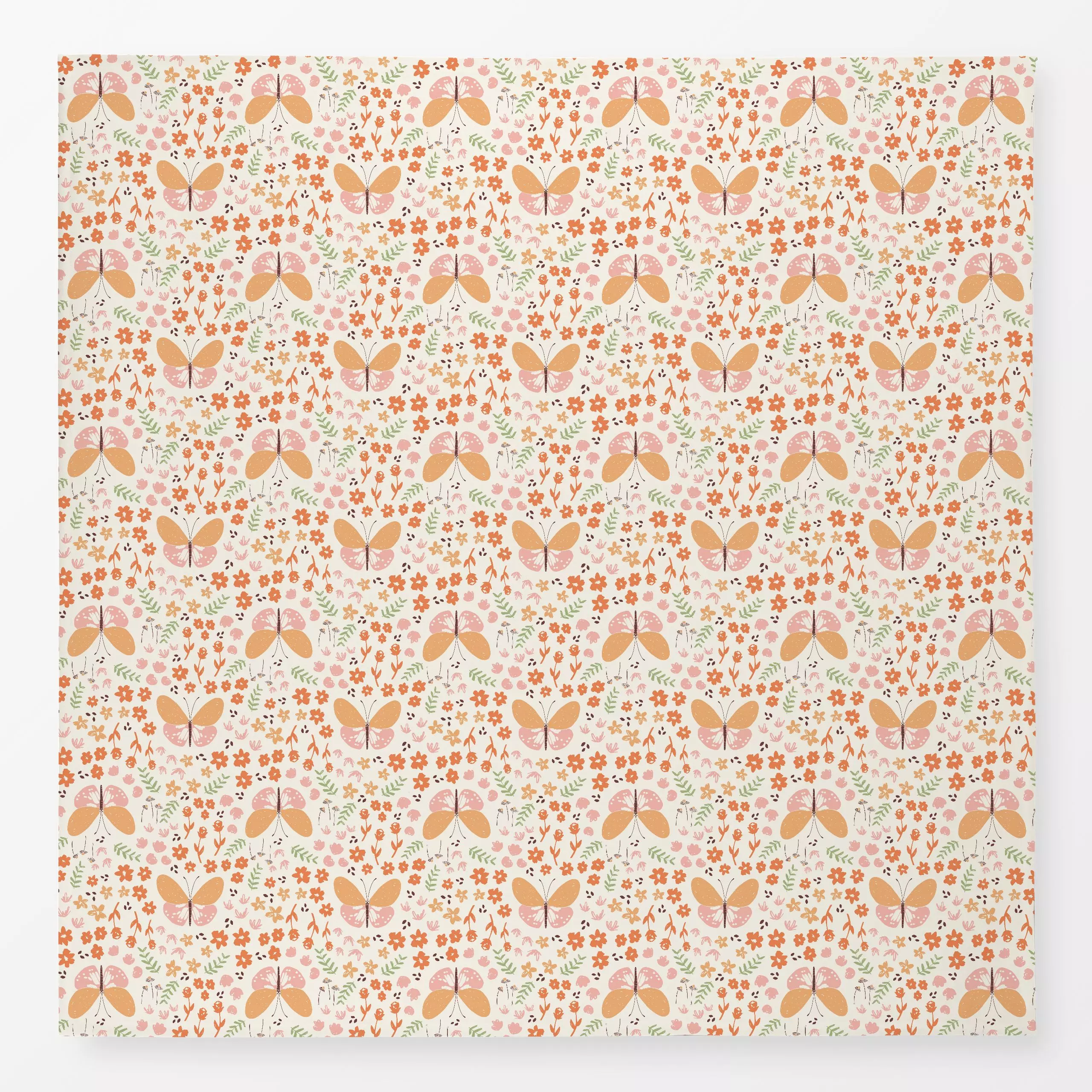 Tischdecke Schmetterling und Blumen multi - Frühling, Kinderzimmer & Motive für Kinder, Symbole & Muster - von „Kathrin Woo"...