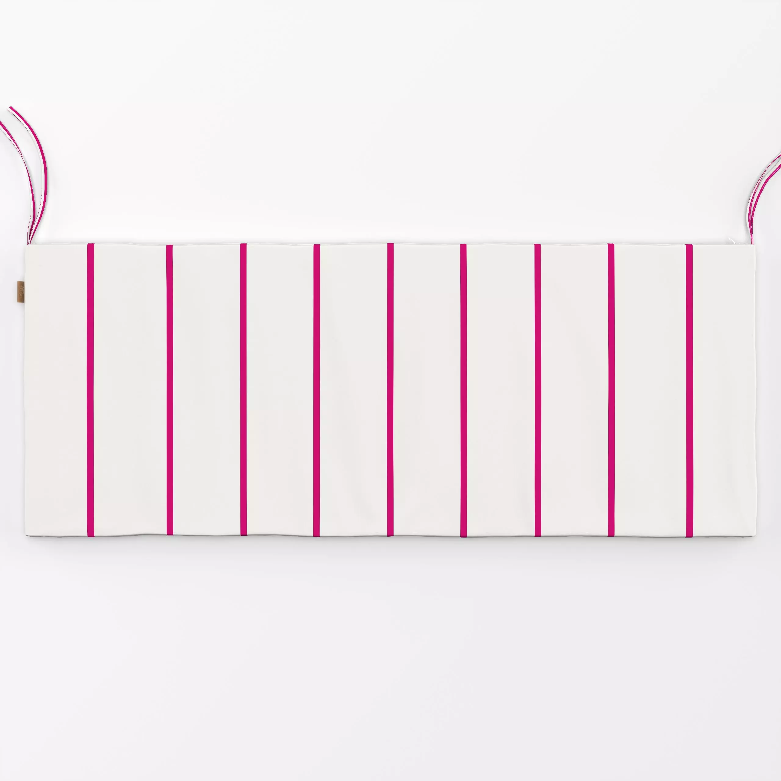 Bankauflage Schmale Streifen Pink - Sommer, Symbole & Muster - von „Lisa Jasmin Bauer"; minimal, Linien, abstrakt, Streifen,...