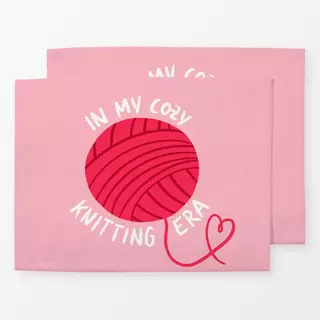 Tischset Knitting Era Pink