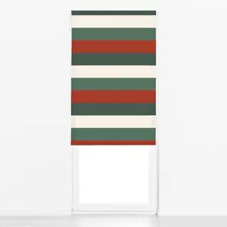 Raffrollo Breite Weihnachtsstreifen