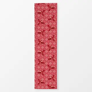 Tischläufer Parrot pattern red