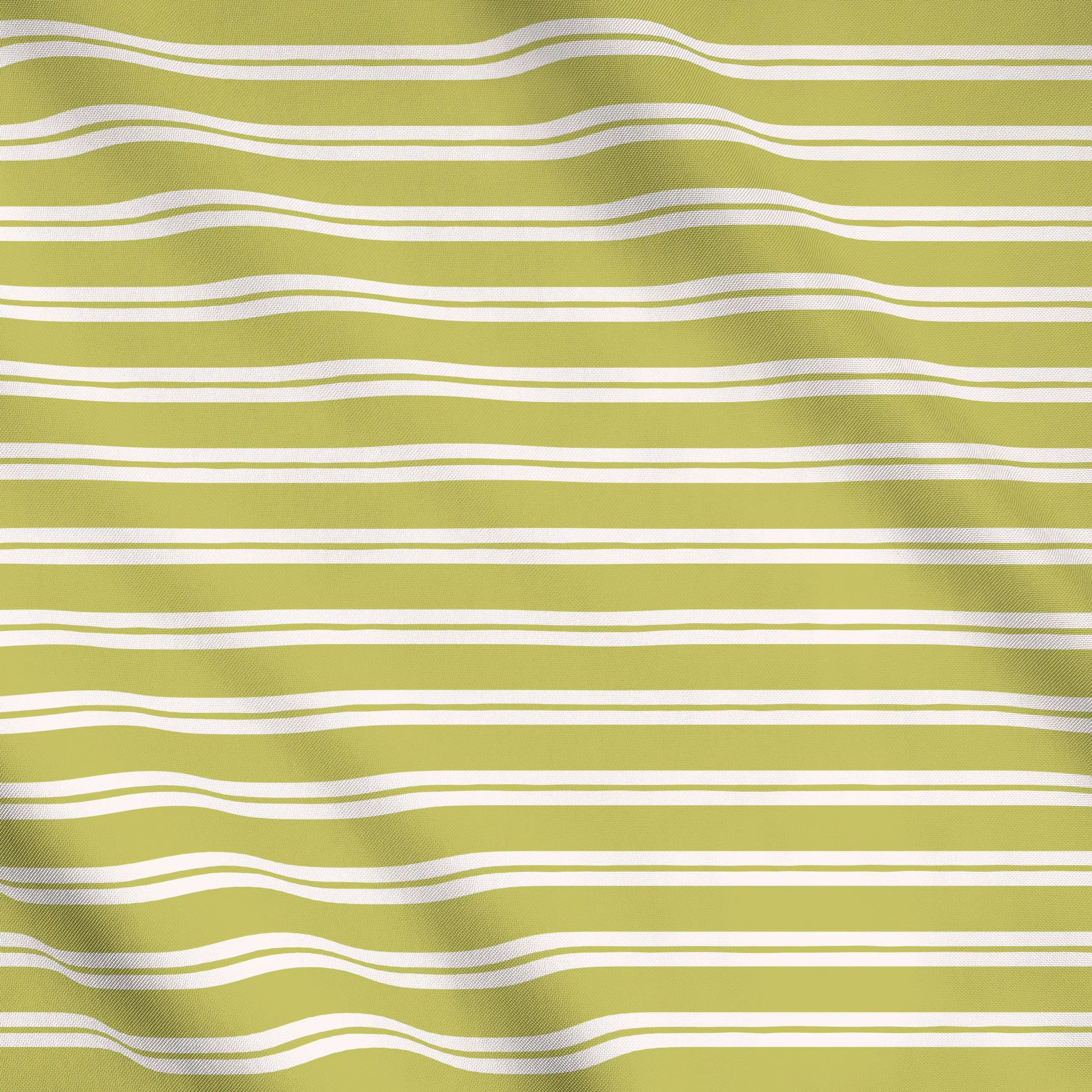 Meterware Streifen Beige Hellgrün, gemustert, Ostern, von Kathrin Woo
