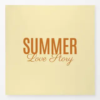 Tischdecke Summer Love Story Yellow