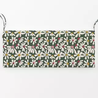 Bankauflage Allover Daisy Green