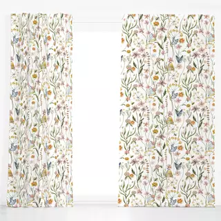 Dekovorhang Sommer Wiese 5