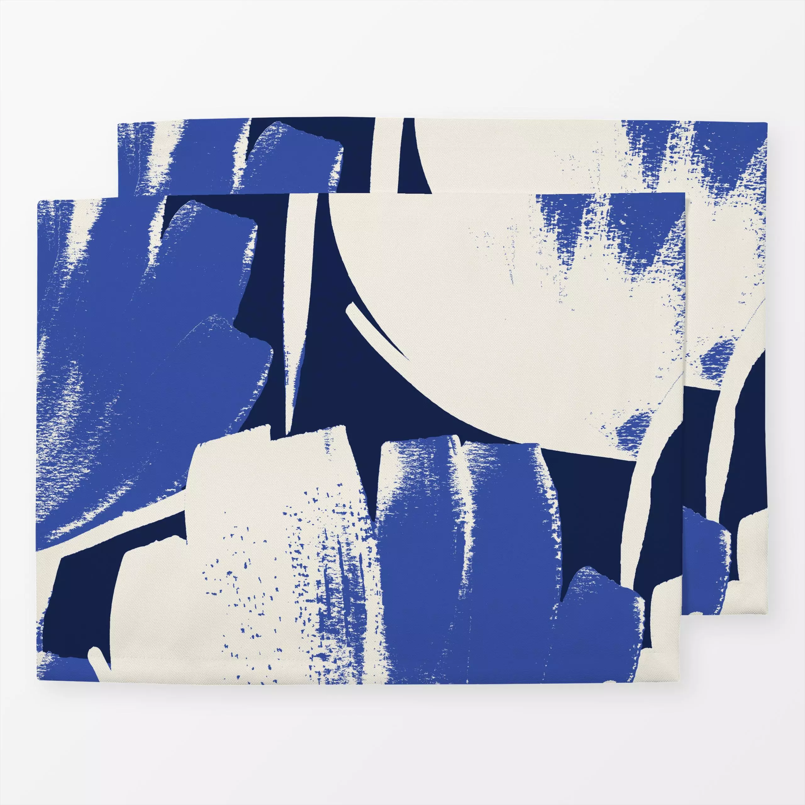 Tischset Tulips indigo, Blumen, von Julia Schumacher