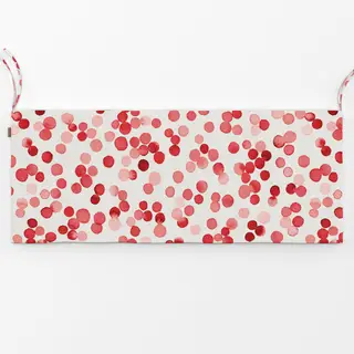 Bankauflage Weihnachten Punkte Dots Red