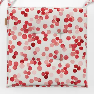 Sitzkissen Weihnachten Punkte Dots Red