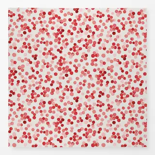 Tischdecke Weihnachten Punkte Dots Red