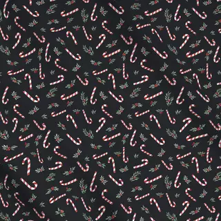 Meterware Zuckerbeere anthrazit