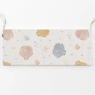 Bankauflage Meeresfreunde Aquarellmuster