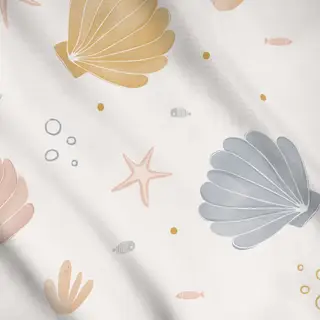 Meterware Meeresfreunde Aquarellmuster