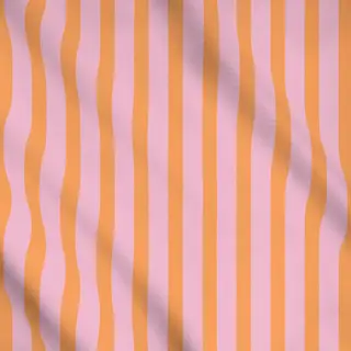 Meterware Streifen Orange Lila