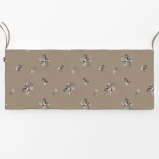 Bankauflage Schneebeeren Watercolor braun