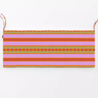 Bankauflage pink tribal stripes