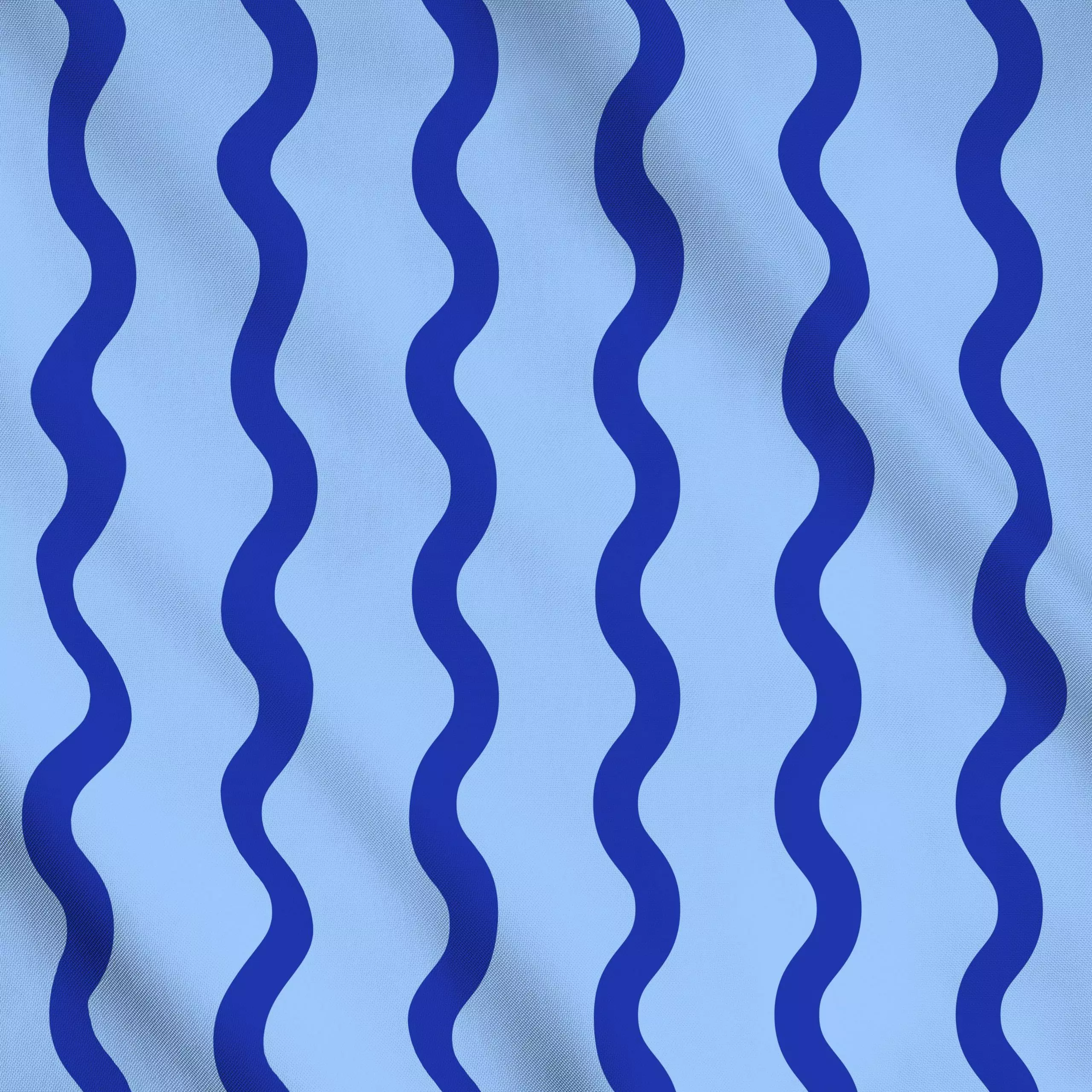 Meterware Wellenlinien blau - Sommer, Symbole & Muster - von „moDeern Design Studio"; Sommer, wellen, wellenmuster