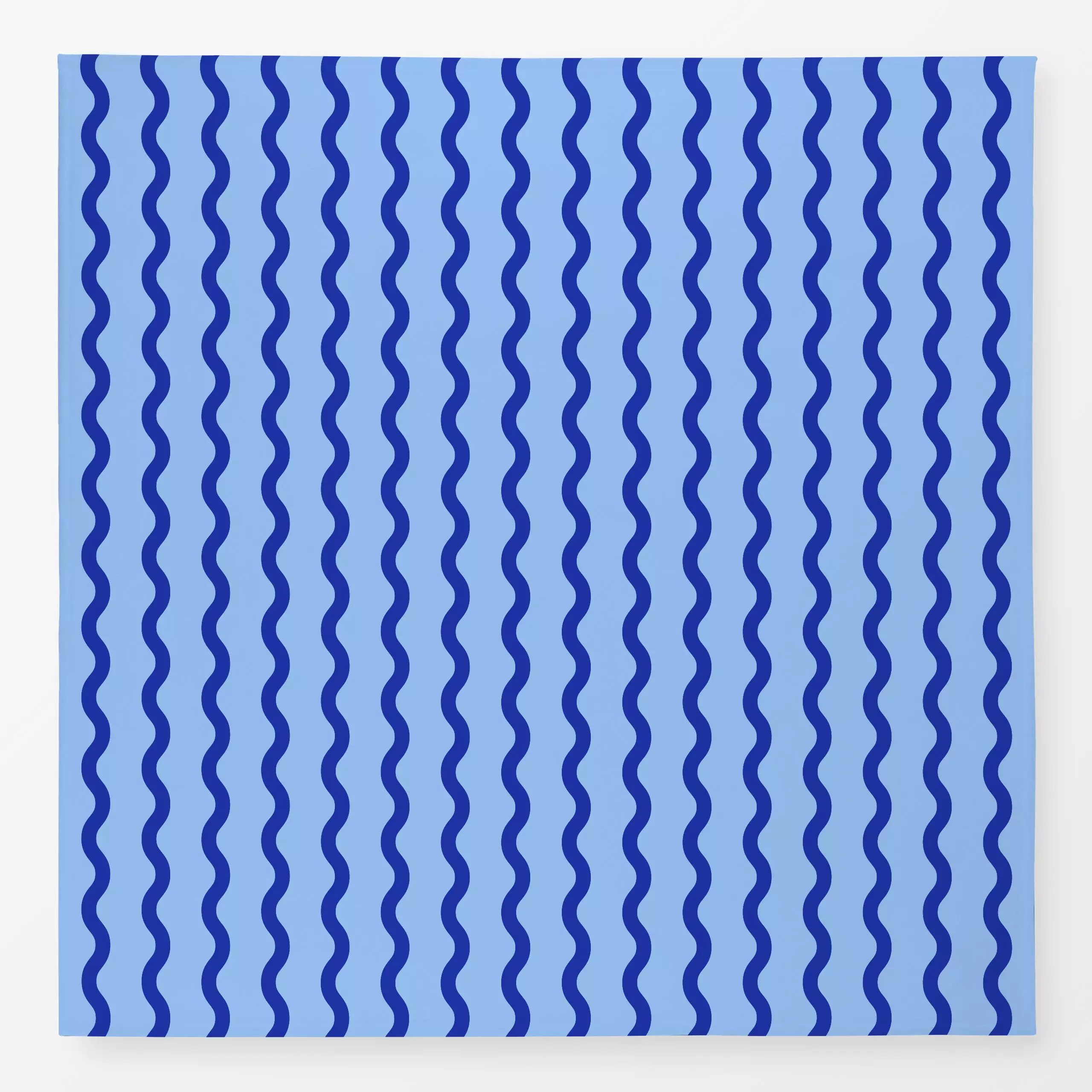 Tischdecke Wellenlinien blau - Sommer, Symbole & Muster - von „moDeern Design Studio"; Sommer, wellen, wellenmuster