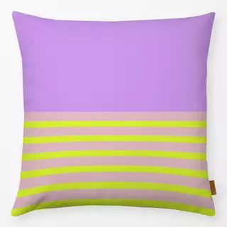 Kissen Fun Stripes one yellow