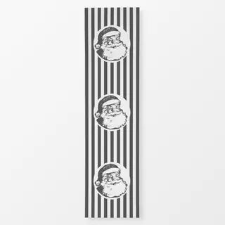 Tischläufer Weihnachtsmann Streifen