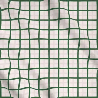 Meterware Karo Grün Beige Muster