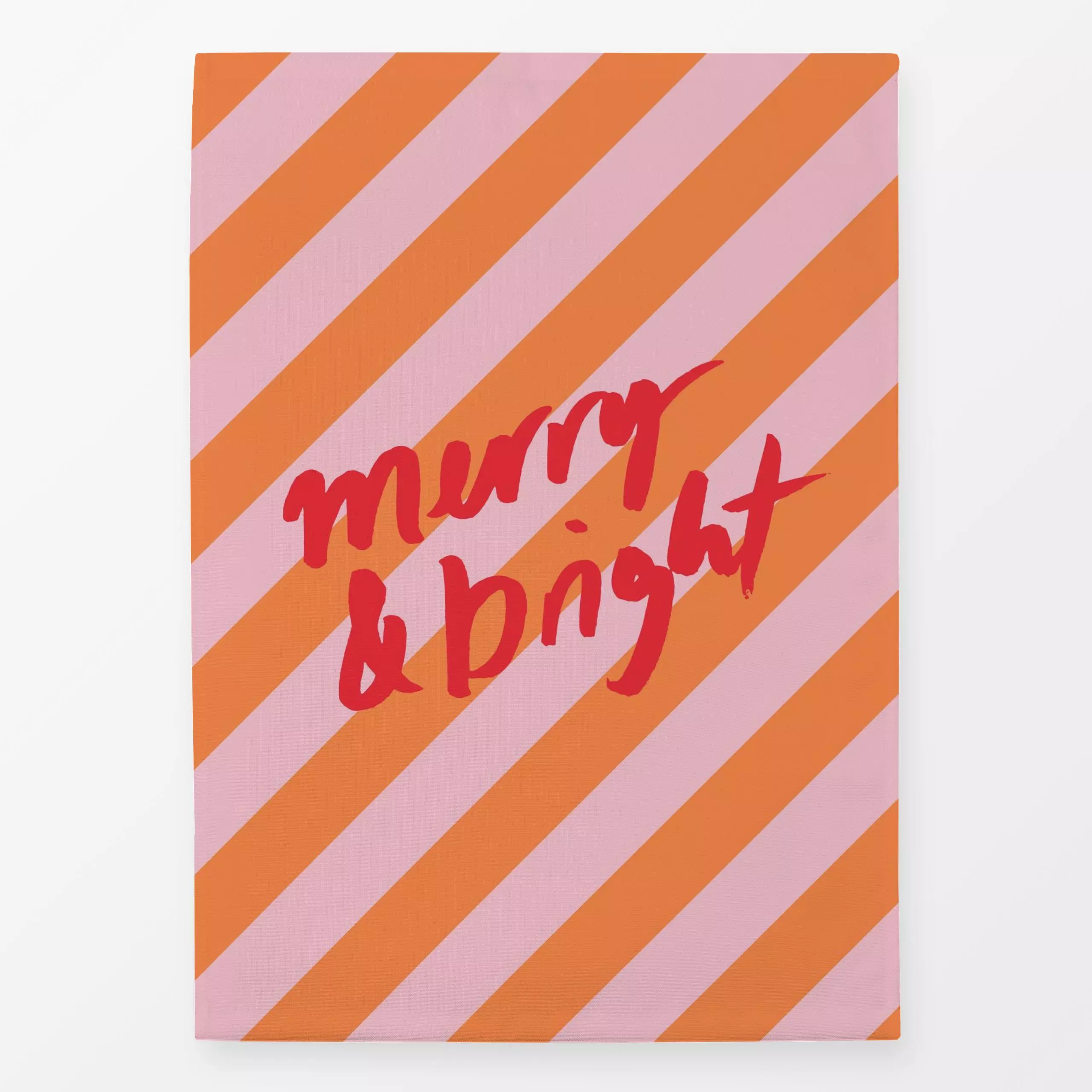 Geschirrtücher Merry and Bright Stripes - Weihnachten, Anlässe - von „Kruth Design"; Streifen, Weihnachten, weihnachtlich, W...