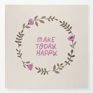 Tischdecke Kranz Happy