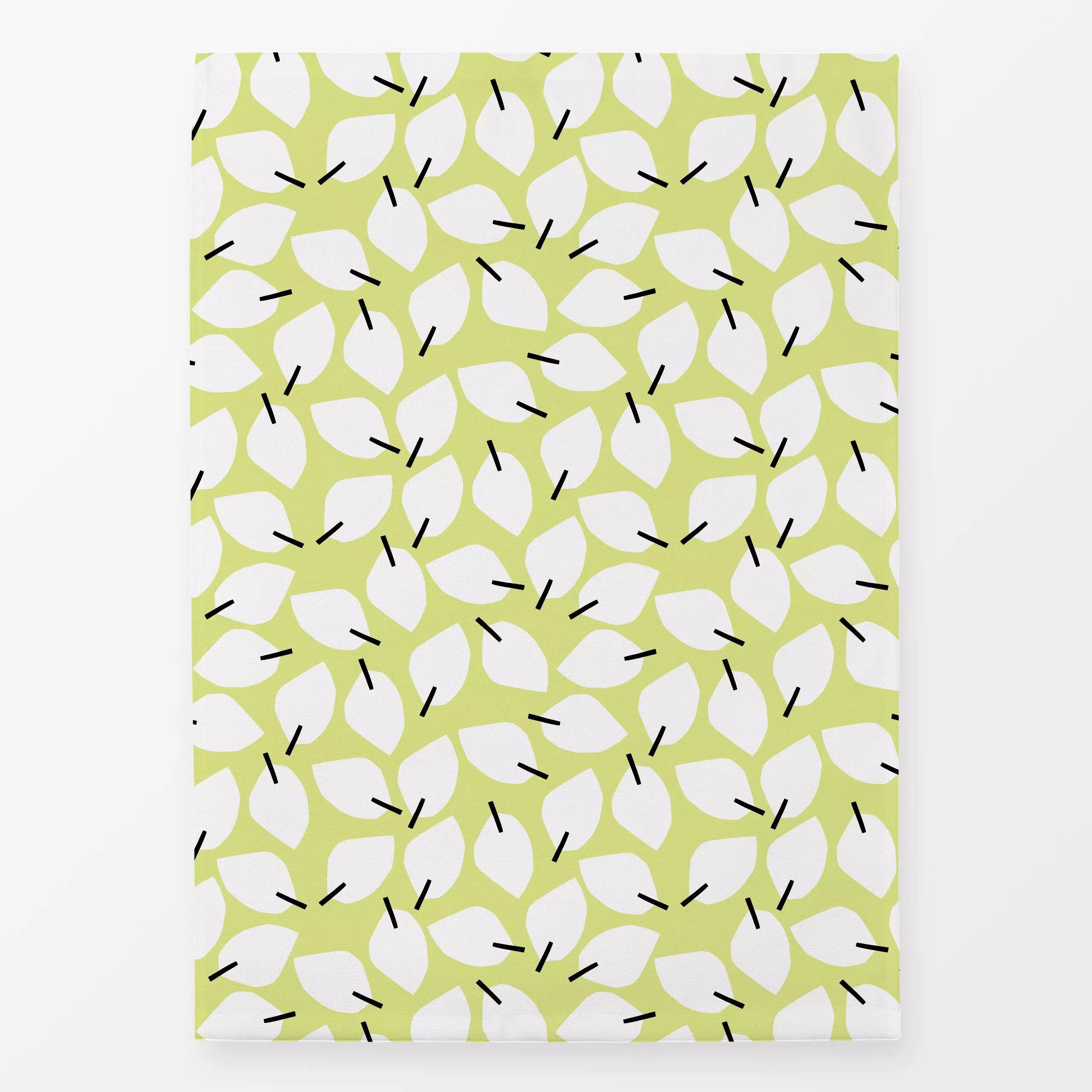 Geschirrtücher Abstract Leaves Light Green - Blumen & Florales, Symbole & Muster - von „Lisa Jasmin Bauer"; Muster, abstrakt...