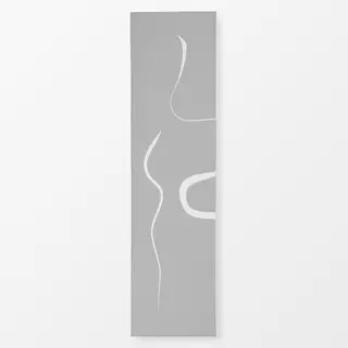 Tischläufer Ink Strokes 1 Gray Background