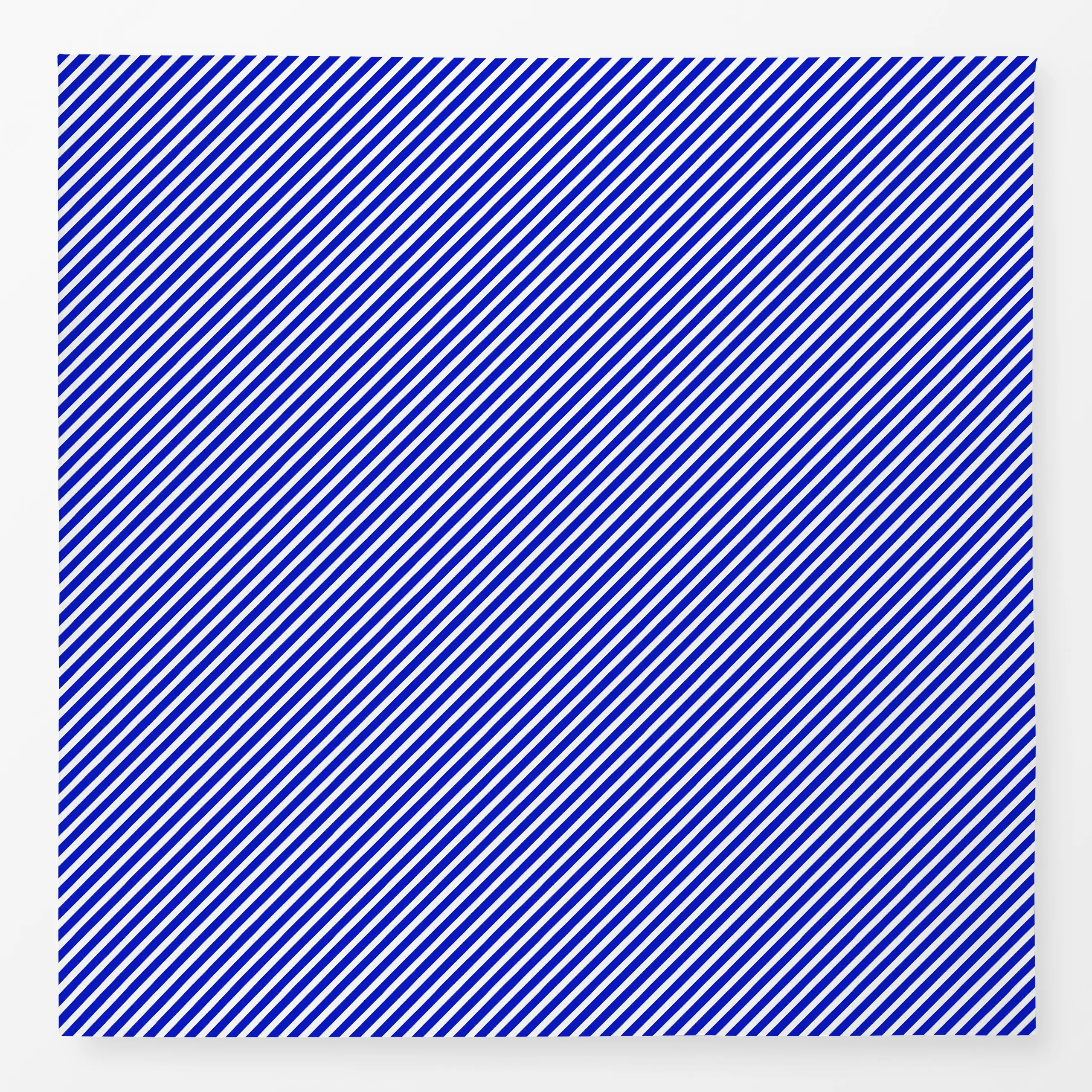 Tischdecke Diagonale Streifen Blau, gemustert, von Sophie Augustin Illustration