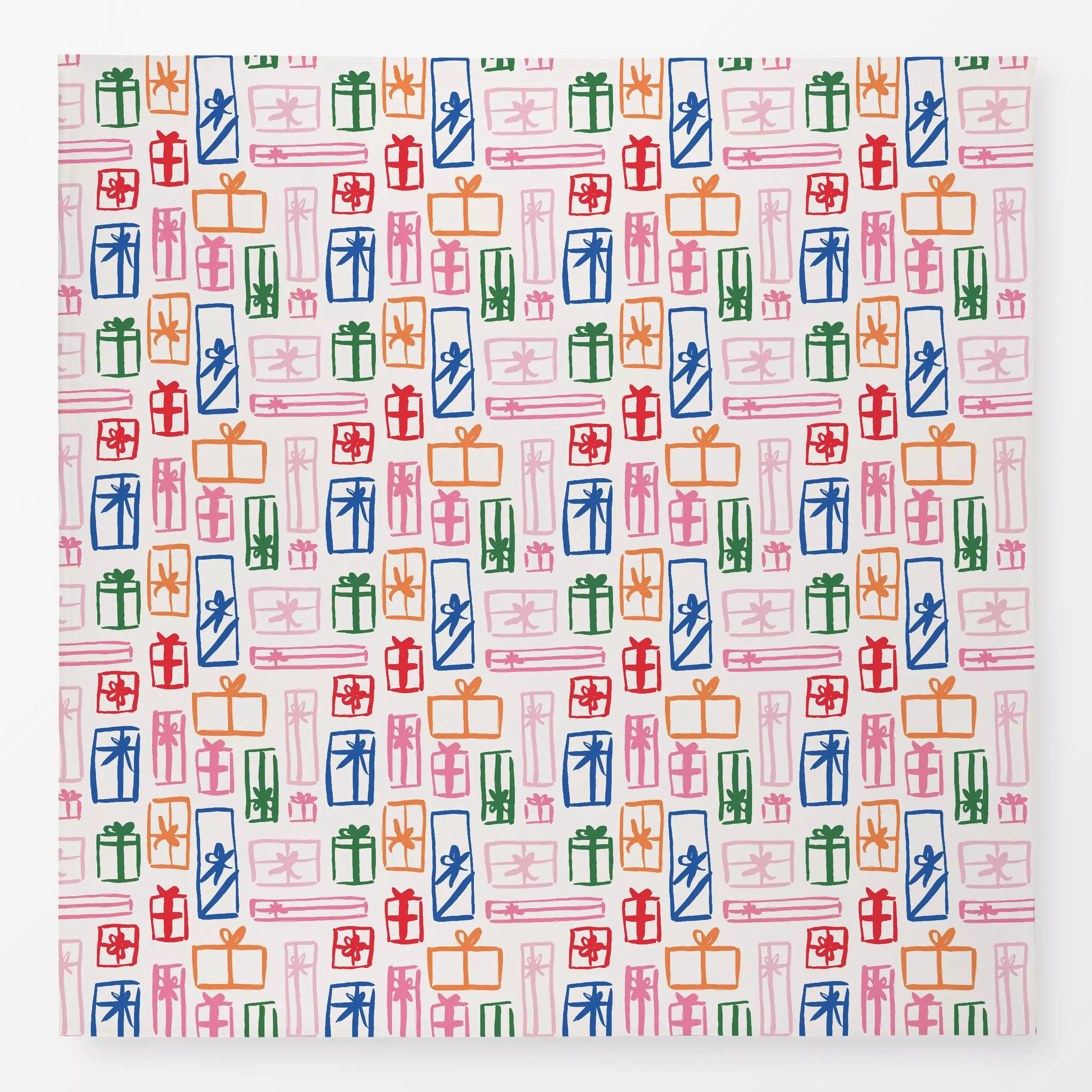 Tischdecke Allover Gifts bunt - Weihnachten, Anlässe - von „Kruth Design"; bunt, Geschenk, Weihnachtsdeko, winterdeko, gesch...