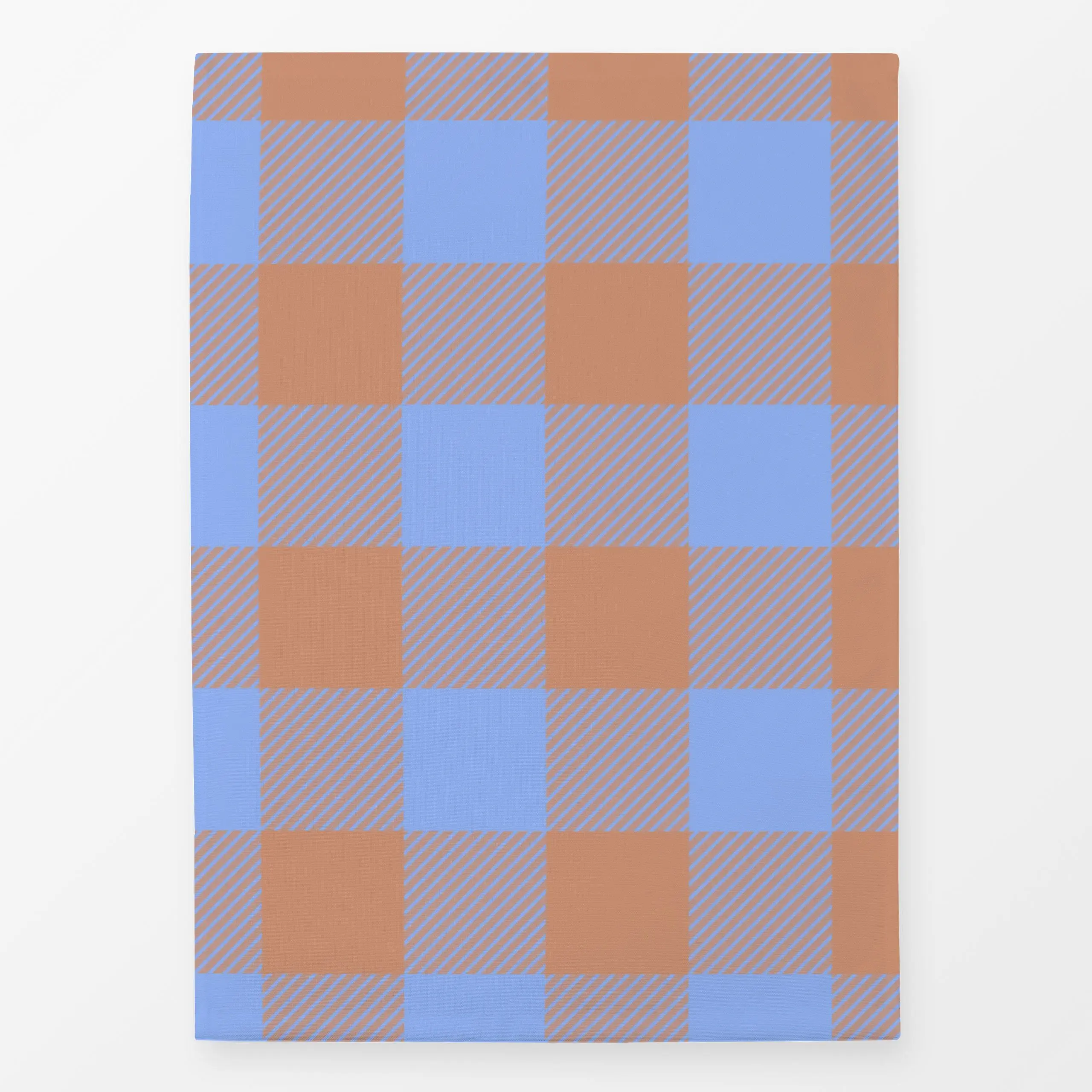 Geschirrtücher Big Modern Gingham Ocker - Symbole & Muster - von „Studio ROSAGRAU"; Muster, Orange, Karo, Herbst, ocker, hel...