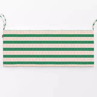 Bankauflage Stripes Crossed Green