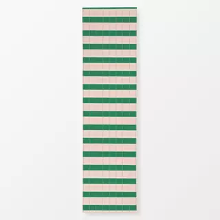 Tischläufer Stripes Crossed Green