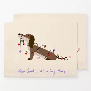 Tischset Merry Woofmas Dear Santa