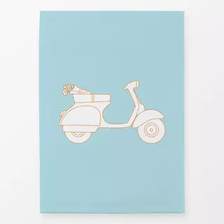 Geschirrtücher Vintage Vespa Outline