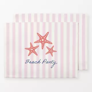 Tischset beach party - pink