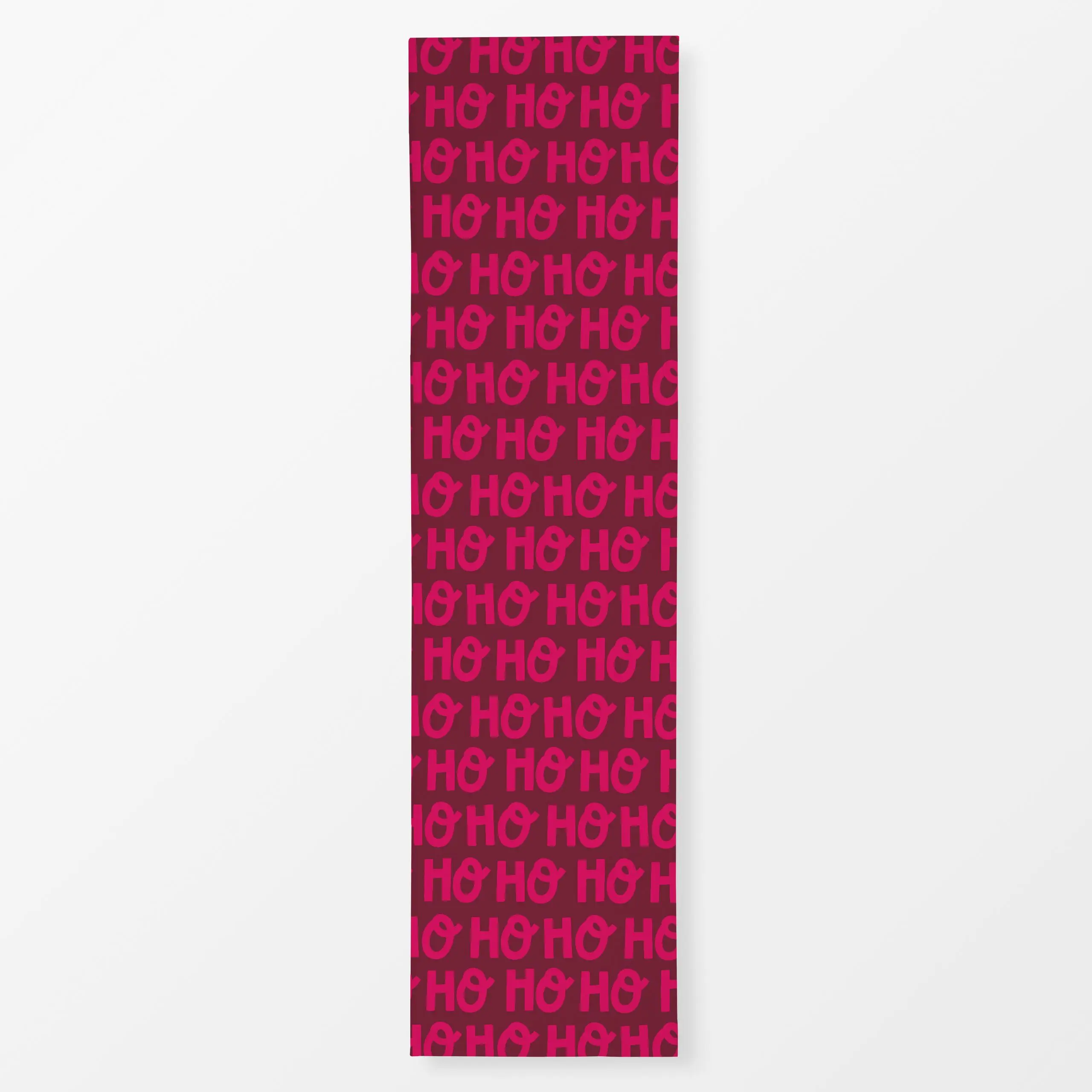 Tischläufer Ho Ho Ho rot pink - Weihnachten, Winter - von „Studio Kesse"