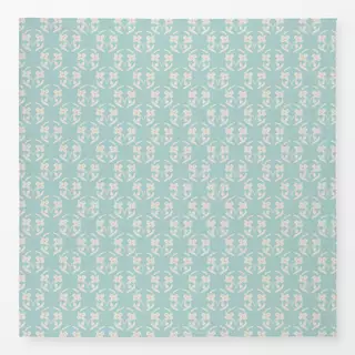 Tischdecke Flowerpot türkis